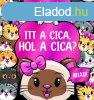 Itt a cica, hol a cica? Keresgélj és színezz!