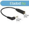 DELOCK talakt Audio Stereo jack 2.5mm 3 pin male 90 fokos