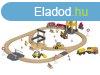 PlayTive Construction Site Train Set - ptkezs, 59 darabos