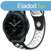 Beline óraszíj Watch 22mm Sport Szilikon szilikon fekete/feh