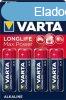 VARTA Longlife Max Power Alkli ceruza elem AA B4