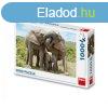 Puzzle 1000 db - Elefnt csald