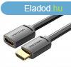 Vention HDMI/M -> HDMI/F (4K, HD, PVC, fekete), 5m, kbel