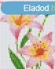 Pixel szett 1 normál alaplappal, színekkel, liliom (801282)