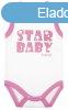 Scamp Ujjatlan baba kombidresz (92) - Star Baby pink