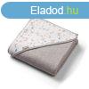 BabyOno frdleped kapucnis 100x100cm szrke 1552/03