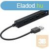 Speedlink SL-140000-BK SNAPPY SLIM USB Hub, 4-Port, USB 2.0,