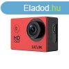 SJCAM Action Camera SJ4000, Red, vzll tokkal, LCD kijelz