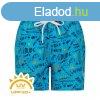 COLOR KIDS-Swim shorts short AOP-cyan blue Kk 140