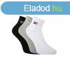 FILA-F9303 SOCKS QUARTER PLAIN 3 PACK-700 CLASSIC Keverd ss