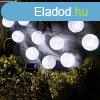 Szolr lampion fnyfzr - 10 db-os LED - 3,7 m