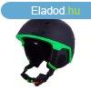 BLIZZARD-Double ski helmet, black matt/neon green, big logo 
