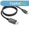 Kbel C-Tech HDMI - DisplayPort M/M, 2 m