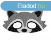 Mosmedve Raccoon filc maszk 18 cm