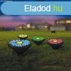 Garden of Eden Leszrhat LED szolr - virgok - sznes - fe