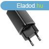 Baseus GaN2 Lite fali tlt, USB + USB-C, 65 W, EU (fekete)