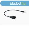 Equip talakt - 147944 (RJ-9 to 2x 3.5mm Jack, fekete)