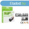 Canon -hoz, PGI-520bk fekete CHIPES utngyrtott tintapatron