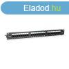 Equip Patch panel - 135425 (24 port, Cat.6, rnykolatlan, f