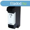 HP C6615D utngyrtott fekete tintapatron HP15l