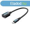 Adapter Micro-USB 2.0 M to F USB-A OTG Vention CCUBB 0.15m (