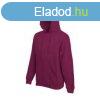 Fruit of the Loom F44 kapucnis pulver, HOODED SWEAT, Burgun