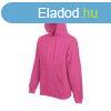 Fruit of the Loom F44 kapucnis pulver, HOODED SWEAT, Fuchsi