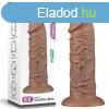 10.5&#039;&#039; Realistic Chubby Dildo Brown