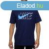 NIKE-M NSW TEE SWOOSH BLOCK-Blue Kk L