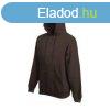 Fruit of the Loom F44 kapucnis pulver, HOODED SWEAT, Chocol