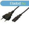 Logilink CP092 Power cord Euro male to IEC C7 female 1,80m B
