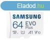 SAMSUNG Memriakrtya, EVO Plus microSDXC krtya, 64GB, UHS-