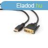 Gembird HDMI -> DVI-D M/M video jelkbel 1.8m fekete