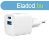 Gembird 2-Port 20W USB Fast Charger White