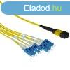 ACT Singlemode 9/125 OS2 fanout cable 1 X MTP female - 6 X L