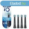 Oral B Csere kefefejek iO Ultimate Clean Black 4 db