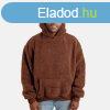 Pulcsi Karl Kani Metal Signature Teddy Os Hoodie brown