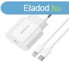 Charger USB-C 20W Essager val USB-C to Lightning cable (whit