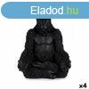 Dekoratv Figura Gorilla Yoga Fekete 19 x 26,5 x 22 cm (4 eg