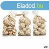 Set of Decorative Balls Fehr Barna (12 egysg) MOST 37310 H