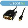 Mini Display DVI Adapter Startech MDP2DVIMM6 (1,8 m) Fekete 