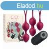 CICI BEAUTY- PRMIUM SZILIKON 3 VIBRL KEGEL GYNGYK TVIR