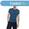 FUNDANGO-Jaggy Structured T-Shirt-459-lagoon Kk XL