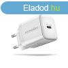 AXAGON ACU-PD20W PD3.0 & QC4+ Wall Charger 20W White