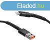 MobilNET Dtov a nabjac kbel USB/Lightning, 3A, 2m, ?ier