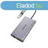 Promate USB Hub - PRIMEHUB MST (USB-C 9in1 HUB, 2x4K HDMI, V