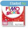 Gyurma, 42 g, gethet, FIMO "Kids", glitteres pir