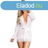 SUBBLIME BABYDOLL - FEHR HOSSZ UJJ ROJTOS BABYDOLL L/XL