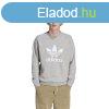 ADIDAS ORIGINALS-TREFOIL CREW-IM4501-medium grey heather