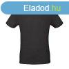 B&C B02E unisex rvid ujj pl, black - XL